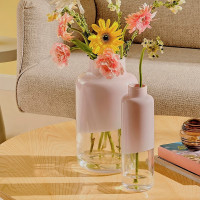 Ваза Магнолия, 32 см, хрустальное стекло, розовый, NUDE GLASS, Турция_00820160060158997442.jpg