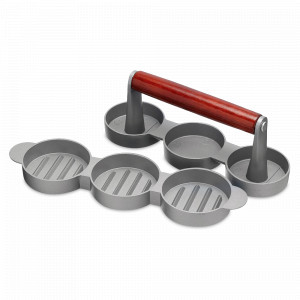 Пресс для гамбургеров, 22 см, металл, серебристый, серия Home Made, KITCHEN CRAFT, Великобритания, Кухонные принадлежности Kitchen Craft