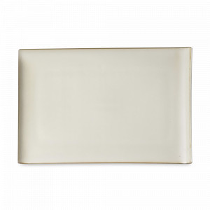 Блюдо прямоугольное Cream, 21 х 14 см, каменная керамика, бежевый, серия Isamu, ROOMERS TABLEWARE, Нидерланды, ROOMERS TABLEWARE (Нидерланды)