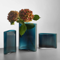 Ваза Туман, 21 см, хрустальное стекло, зеленый, NUDE GLASS, Турция_00820160060042479876.jpg