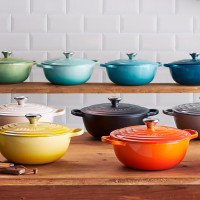 Казан La Marmite, 7 л, 32 см, чугун, оранжевый, серия Flame, LE CREUSET, Франция_00797520055870184652.jpg