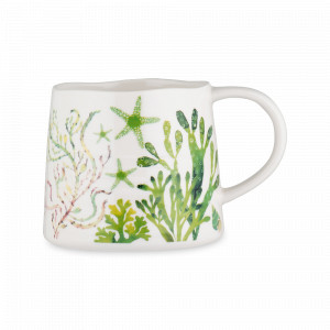 Кружка , 380 мл, фарфор, белый, зеленый, серия Ocean Life, MAXWELL WILLIAMS, Австралия, MAXWELL & WILLIAMS (Австралия)