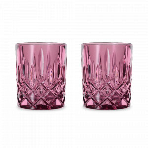 Набор из 2-х стаканов для виски, 295 мл, хрустальное стекло, малиновый, серия Noblesse, NACHTMANN, Германия, Бокалы для виски