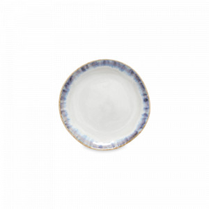 Тарелка пирожковая Ria Blue, 15.3 см, керамика, кремовый, синий, серия Brisa, COSTA NOVA, Португалия, Тарелки хлебные