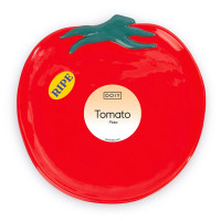 Тарелка сервировочная Tomato, 24 см, керамика, белый, DOIY, Испания_00819740051082718047.jpg