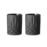 Набор из 2-х стаканов для виски, 295 мл, хрустальное стекло, черный, матовый, серия Noblesse, NACHTMANN, Германия, 