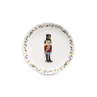 Тарелка закусочная White, 21.4 см, керамика, белый, декор, серия The Nutcracker, COSTA NOVA, Португалия, 