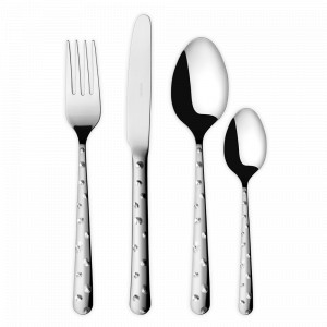 Набор столовых приборов на 6 персон, 24 предмета, стальной, серия Struzzo, HERDMAR, Португалия, Наборы столовых приборов 24 предмета