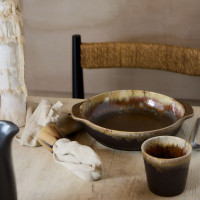 Блюдо для запекания Mocha-latte, 25 см, керамика, коричневый, серия Poterie, COSTA NOVA, Португалия_00818590040629331202.jpg