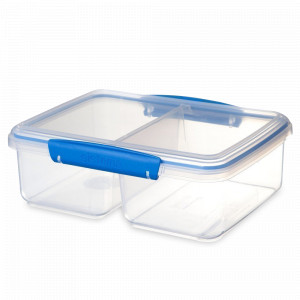 Контейнер двойной, 2 л, пластик, синий, серия Fresh, SISTEMA, Новая Зеландия, SISTEMA (Новая Зеландия)