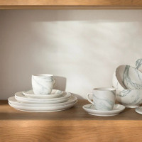 Набор обеденных тарелок, 2 предмета, 26 см, фарфор, цвет: мрамор, серия Marble, LIBERTY JONES, Россия_00810540062125173682.jpg