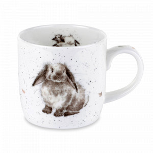 Кружка «Кролик», 310 мл, костяной фарфор, белый, декор, серия Wrendale Designs, ROYAL WORCESTER, Великобритания, ROYAL WORCESTER (Великобритания)