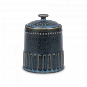 Сахарница , 275 мл, фарфор, черный, синий, серия Black Kitchen, HOME &amp; STYLE, Китай, Сахарницы