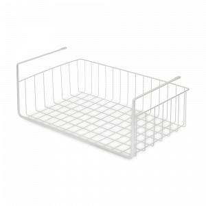 Корзина для хранения подвесная, 39 х 24.5 см, сталь, белый, серия Granli, SMART SOLUTIONS, Россия, Органайзеры для хранения