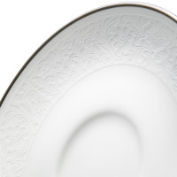 Салатник овальный, 24 см, костяной фарфор, белый, рельеф, серия Рошель, NARUMI, Япония_00812730043211806786.jpg