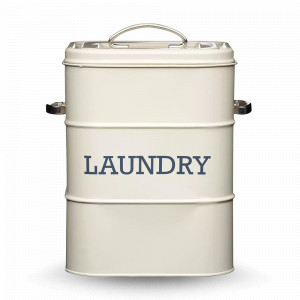 Контейнер для хранения стирального порошка, 3 кг, металл, кремовый, серия Living Nostalgia, KITCHEN CRAFT, Великобритания, Kitchen Craft Living Nostalgia