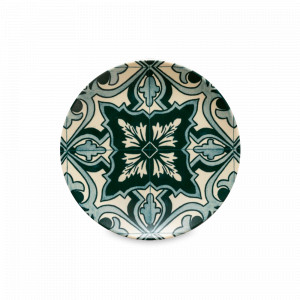 Тарелка закусочная Lamego, 21.6 см, керамика, белый, декор, серия Elements, COSTA NOVA, Португалия, Тарелки керамические