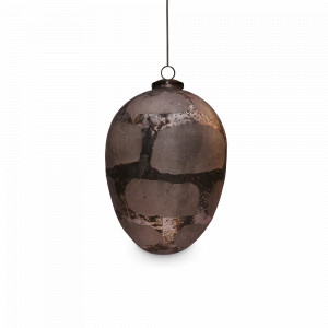 Украшение новогоднее подвес, 22 см, стекло, коричневый металлик, ROOMERS FURNITURE, Нидерланды, Новогодний декор ROOMERS FURNITURE