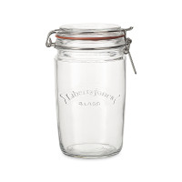 Банка для хранения, 18 см, 1 л, стекло, сталь, серия Maison Jar, LIBERTY JONES, Китай
