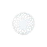 Корзинка для фруктов, 18 см, керамика, белый, DECOR DE TABLE, Россия_00818470056189716555.jpg