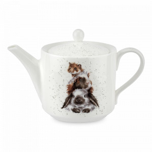 Чайник заварочный «Забавная фауна», 600 мл, костяной фарфор, декор, серия Wrendale Designs, ROYAL WORCESTER, Великобритания, ROYAL WORCESTER (Великобритания)