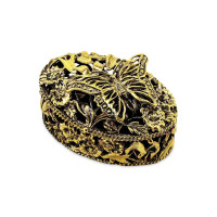 Шкатулка «Бабочка», латунь, серия Летний сад, Кольчугинский Мельхиор, Россия