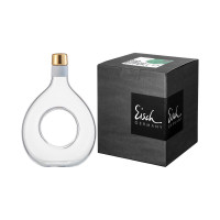 Штоф для крепких напитков, 1л, бессвинцовый хрусталь,  белый с золотом, серия Cosmo, EISCH, Германия_00802940048914612347.jpg