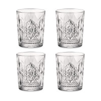 Набор из 4-х стаканов для виски STONE DOF, 390 мл, серия Bartender, BORMIOLI ROCCO, Италия