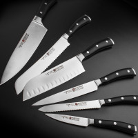 Набор из 6-ти кухонных ножей на подставке из бука, серия Classic Ikon, WUESTHOF, Золинген, Германия_00800350058874906449.jpg