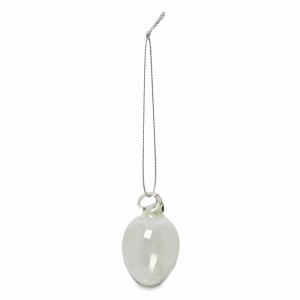 Подвеска декоративная Яйцо пасхальное, 4 см, стекло, зеленый, серия Easter, ANNA LAFARG, Китай, Easter ANNA LAFARG