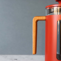 Френч - пресс кофейник, 1 л, нержавеющая сталь, стекло, красный, серия La Cafetiere, KITCHEN CRAFT, Великобритания_00813080051946757187.jpg