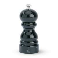 Деревянная мельница для перца, высота: 12 см, диаметр: 5,5 см, материал: дерево, цвет: черный, серия Paris u'select, PEUGEOT, Франция