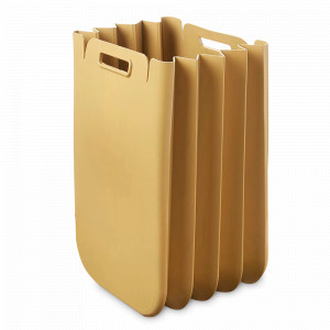Корзина складная Eco Packly, переработанный плаcтик, 25 х 45 х 30 см, горчичный, GUZZINI, Италия, Интерьер GUZZINI