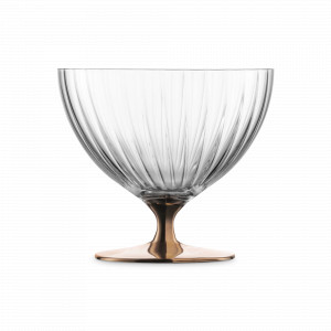 Креманка для десерта, 11.5 см, хрустальное стекло, цвет ножки - медный, серия Schalen/Teller, EISCH, Германия, EISCH (Германия)