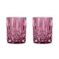 Набор из 2-х стаканов для виски, 295 мл, хрустальное стекло, малиновый, серия Noblesse, NACHTMANN, Германия