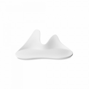 Блюдо сервировочное Twins, 24.5 х 12 см, фарфор, белый, серия Gochi, COOKPLAY, Испания, Блюда из фарфора