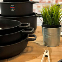 Сотейник с двумя ручками, с антипригарным покрытием, 28 см, 4 л, литой алюминий, серия Hard Cook Fix, OLYMPIA, Италия_00808800062707424968.jpg