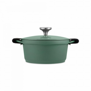 Кастрюля с крышкой и накладками на ручки, 20 см, 2.4 л, алюминий, силикон, зеленый, серия Agile, MAXWELL WILLIAMS, Австралия, Agile MAXWELL & WILLIAMS