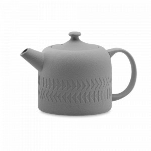 Чайник заварочный Grey, 950 мл, каменная керамика, серый, ROOMERS TABLEWARE, Нидерланды, Керамические заварочные чайники