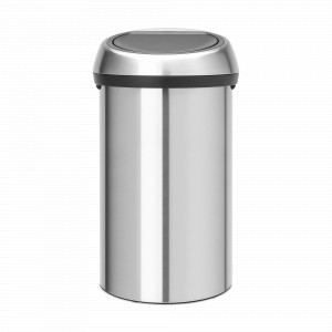 Контейнер для мусора, 60 л, нержавеющая сталь, стальной, серия TOUCH BIN, BRABANTIA, Бельгия, Мусорные ведра 60 л. Brabantia
