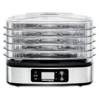 Сушилка для овощей и фруктов, пластик, прозрачный, стальной, ROMMELSBACHER, Германия