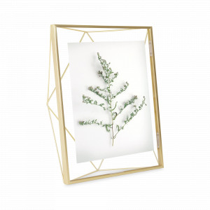 Рамка для фотографии 20 х 25 см, стекло, сталь, золотистый, серия Prisma, UMBRA, Канада, UMBRA (Канада)