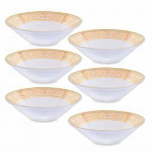 Салатник Creme Gold, 24 см, фарфор, кремовый, золотой, серия Imperial, FALKENPORZELLAN, Германия, Скидка до -30% на фарфор FALKENPORZELLAN