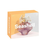 Ваза для цветов Seashell, 18.5 см, стекло, лиловый, DOIY, Испания_00821110062426504485.jpg