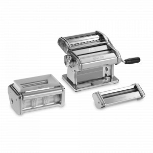 Машинка для приготовления пасты ручная с 2-мя насадками PASTASET, алюминий, нержавеющая сталь, пластик, серия Classic, MARCATO, Италия, MARCATO (Италия)