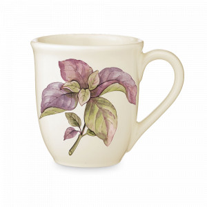 Кружка Basilico, 350 мл, керамика, белый, декор, серия Rosemary, NUOVA CER, Италия, r