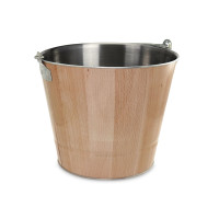 Ведро для льда, оцинкованное железо, коричневый, PULLTEX, Испания