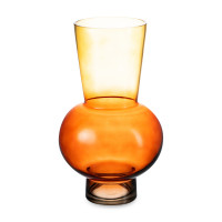 Ваза Триобль, 30,5 см, стекло, красно-коричневый, Rasteli, Бельгия_00812030044297859911.jpg