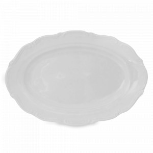 Блюдо овальное, 33 см, фарфор, белый, серия Мария-Тереза, REPAST, Чехия, Мария-Тереза REPAST