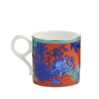 Кружка Золотой попугай, 280 мл, костяной фарфор, оранжевый, декор, серия Wonderlust, WEDGWOOD, Великобритания_00810820044854701942.jpg